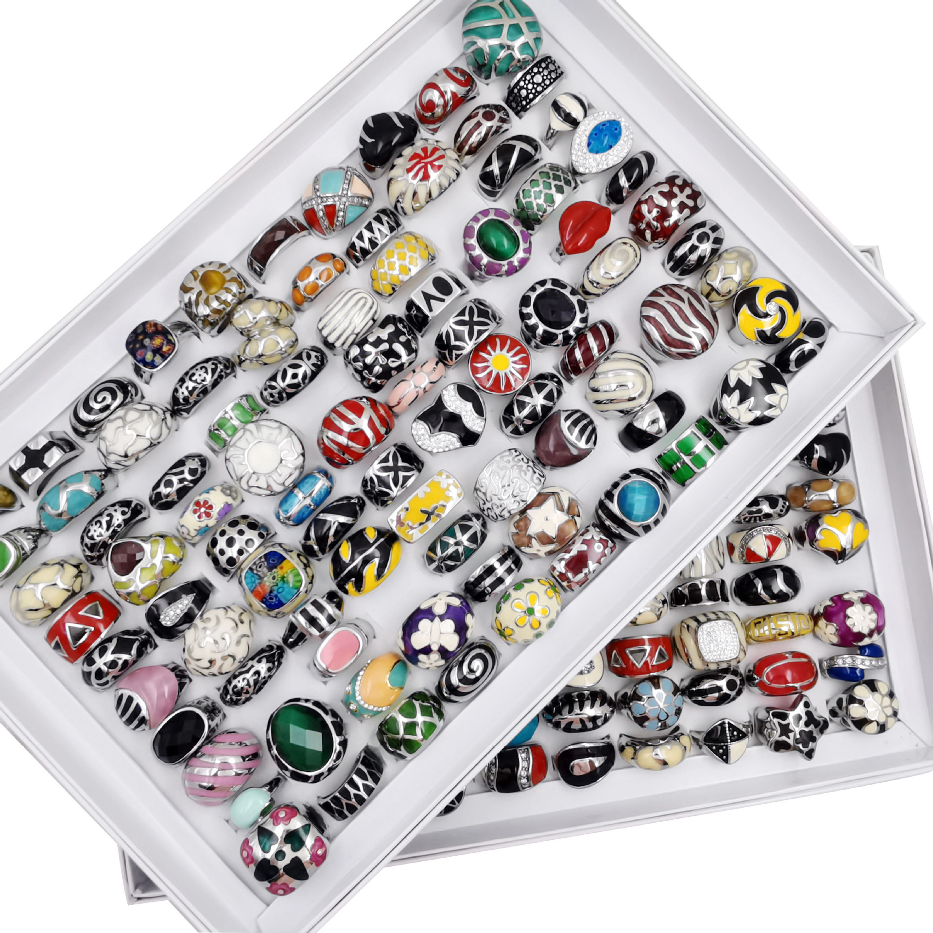 

Stainless Steel Rings Factory direct sales ex-factory price skull Punk Biker promotion Bohemian Silver Gold Vintage Ring Party Gifts Costume wedding women jewelry