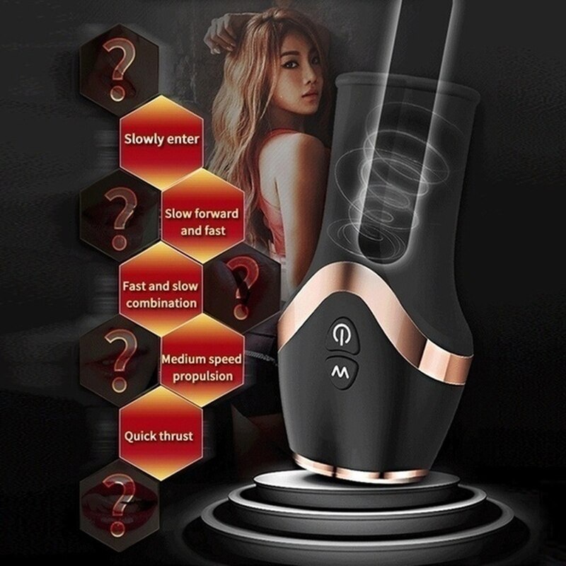 12 Frequency Male Masturbators Cup Silicone Auto Vibrator Glans Penis Training Delayed Ejaculation Masturbator Sex Toys For Men-image-721792777