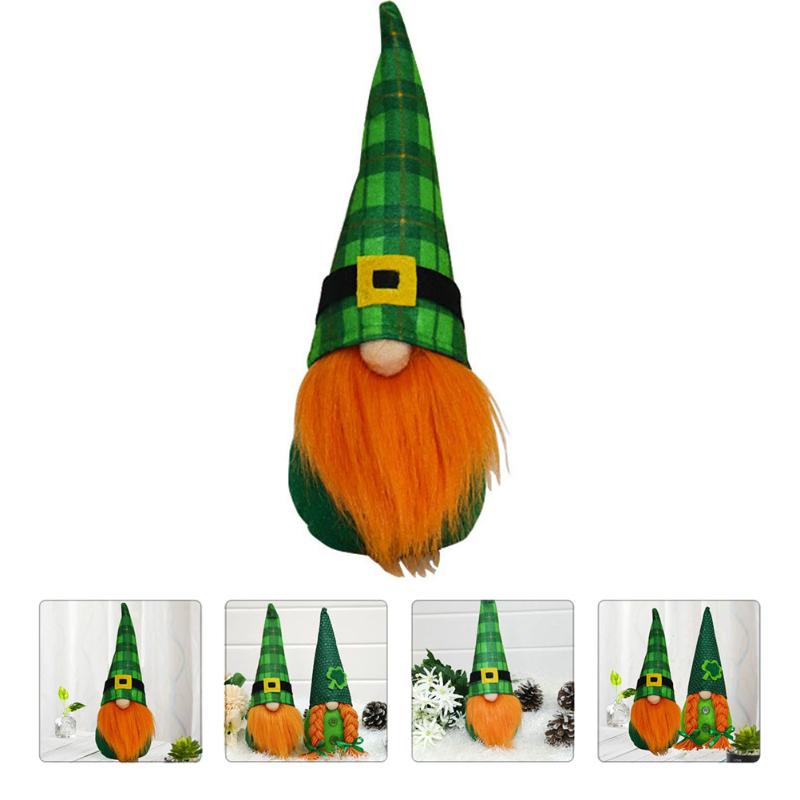 

Party Decoration 1Pc St. Patrick's Day Faceless Doll Table Dwarf Desktop Gift (Boy)