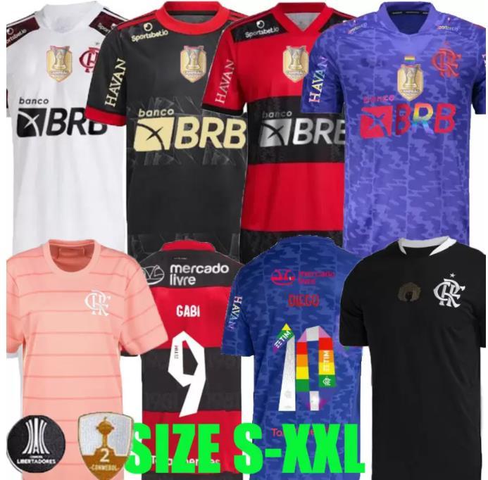 

21 22 flamengo soccer jerseys Black Excellence Pride kit pink special 2021 2022 Outubro Rosa DE ARRASCAETA GUERRERO GABI PEDRO Camisa GABRIEL B football Kenedy shirt, Home