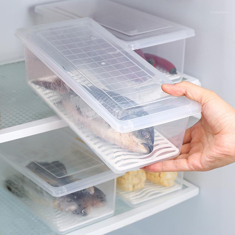 

Storage Bottles & Jars Plastic Bins Refrigerator Box Food Containers With Lid For Kitchen Fridge Cabinet Freezer Desk Organizer