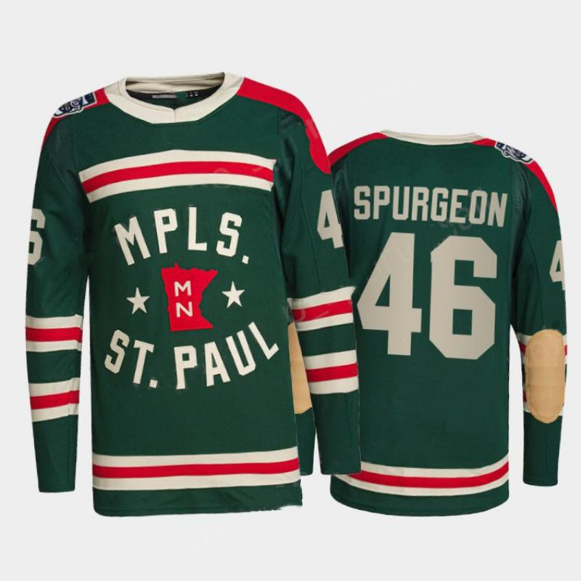 

21 Winter Classic Hockey Minnesota Wild 97 Kirill Kaprizov Jersey 46 Jared Spurgeon Zach Parise Kevin Fiala Mats Zuccarello Matt Dumba Reverse Retro Hockey Wear