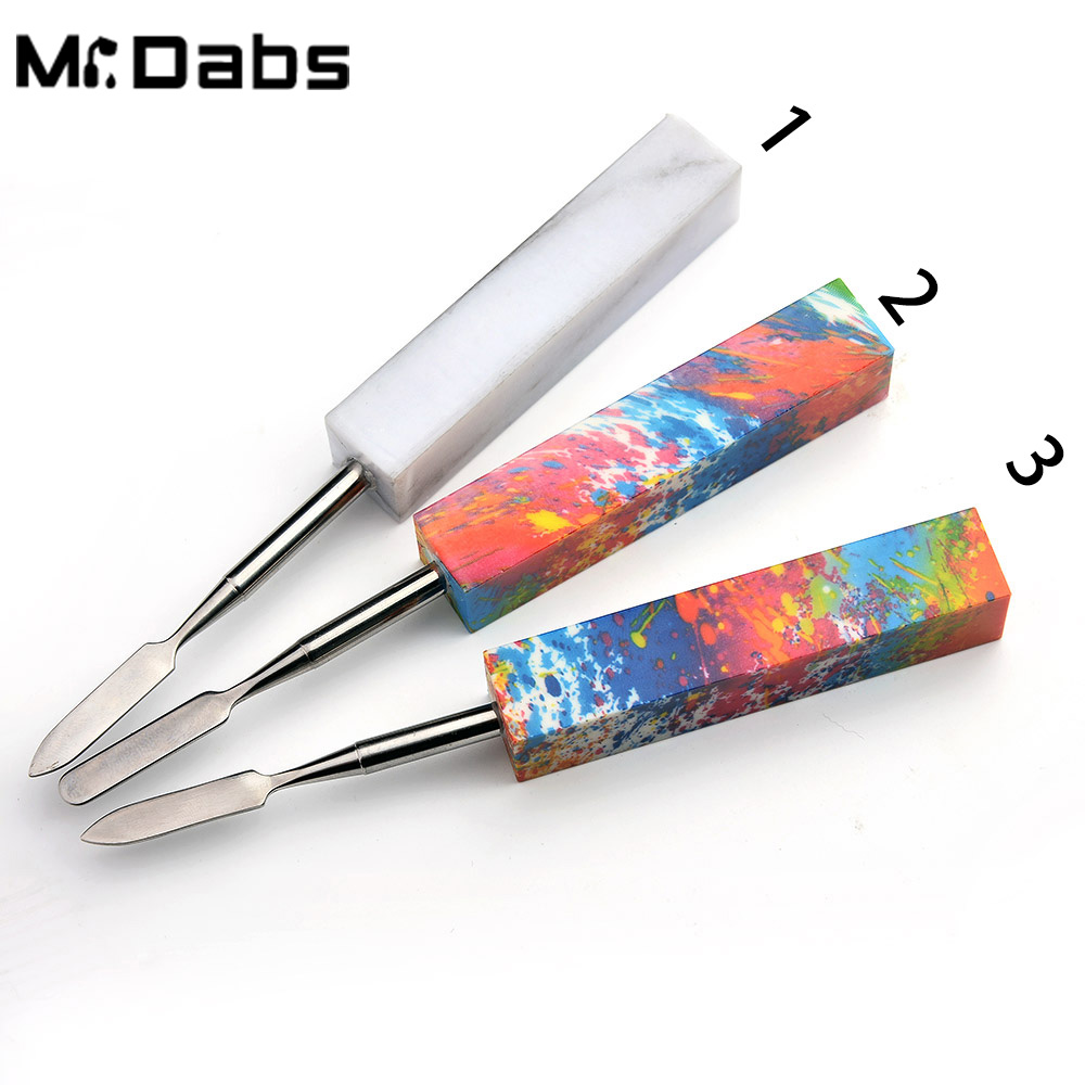 

Metal Dabber Wax Collecting Smoking accessories with Resin Holder Dab Vaporizer Tools Oil Dabs Tool for Water Pipes