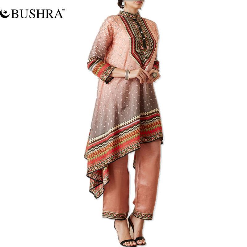 

Ethnic Clothing BUSHRA 2021 Blouses Plus Size 5XL Autumn Boho Malaysia Printed Bohemian Long Shirt Tops African Clothes For Women Chemise Fe