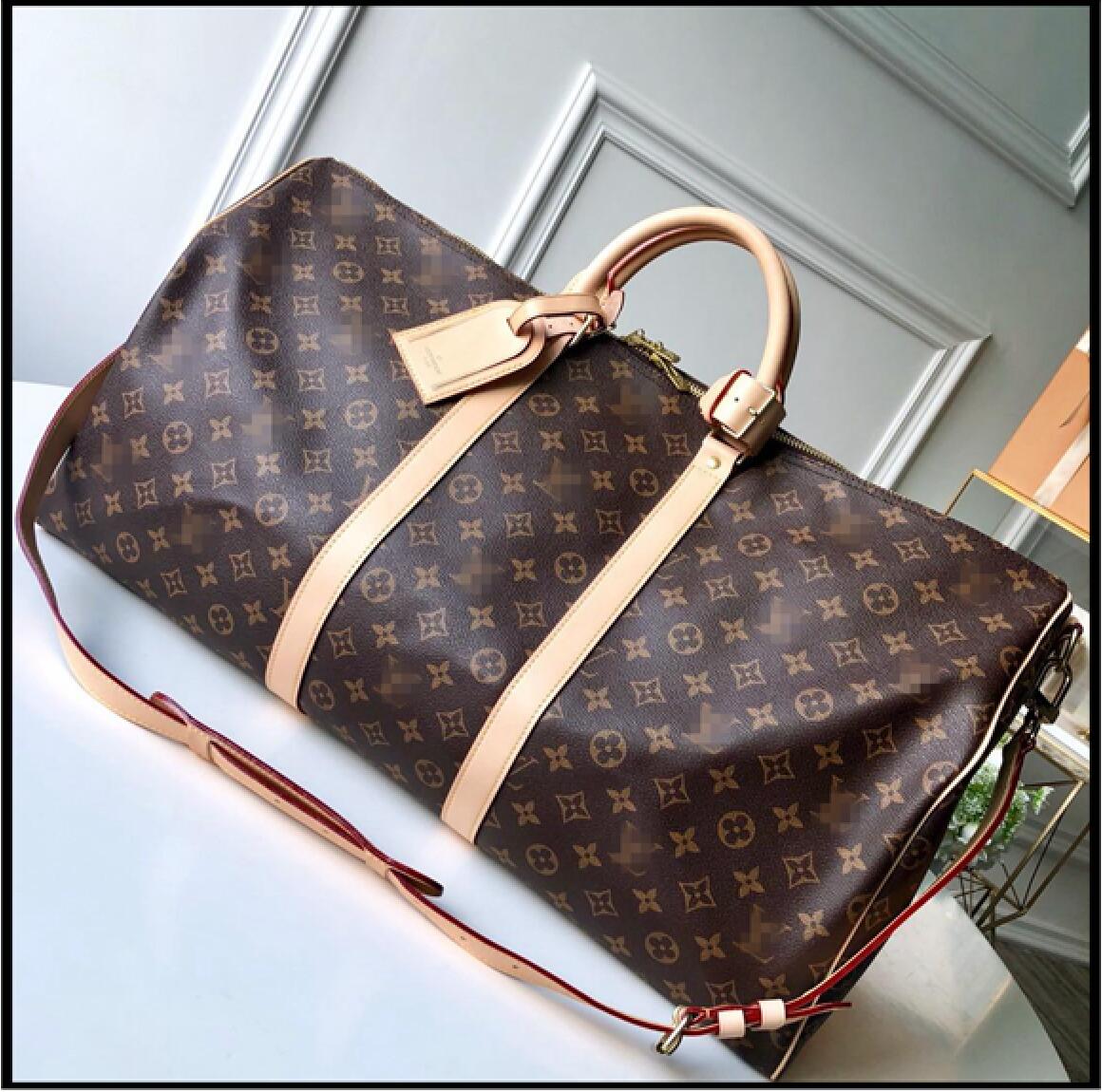 

LVLOUISVITTON VUTTON Designers Men Duffle Bags Luxury Women Travel Bag Hand Luggage Pu Leather Handbags Large Cross Body Totes Backpack Suitcase