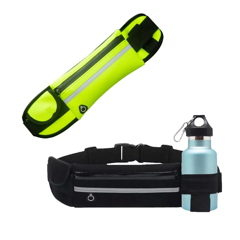 

Waist Belt Bag Outdoor Sports Running Travel Reflective Pocket Storage Bum Portable Gym Hold Water Cycling Phone Bags