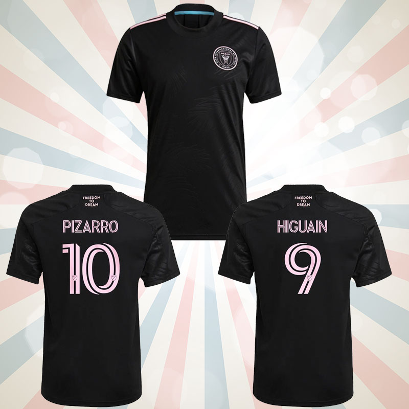 

2021/22 Inter Miami Soccer Jerseys 2022 #10 PIZARRO TRAPP MATUIDI Uniform Mens #23 BECKHAM #9 HIGUAIN Football Shirts, Black;yellow