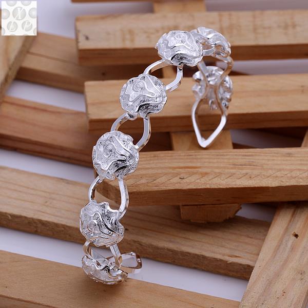 

Bangle B163 ! SGS Test Past Latest Trendy Classic N925 Stamped Silver Color Plated Jewelry Sell Wholesale Price
