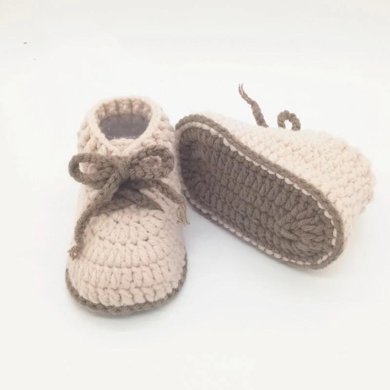 

Athletic & Outdoor Baby Gift Neonatal Knitted Shoes, Garden Strap High-Help Cotton Thread Shoes, Black