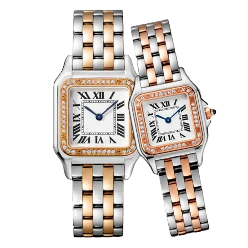 

Watch Fashion Classic Panthere 316L Stainless Steel Quartz Gemstone For Lady Gift Top Quality With Design Wristwatch Montres de luxe, Sapphire glass
