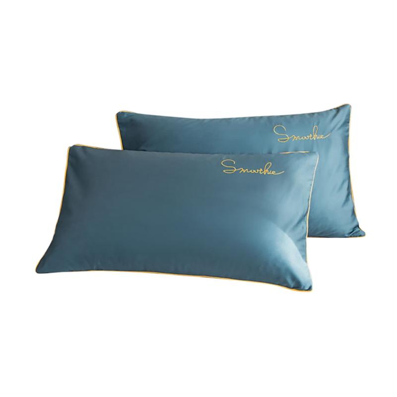

Pillow Case Pure Satin Silk Soft Pillowcase Cover Chair Seat Bedding Square Cases
