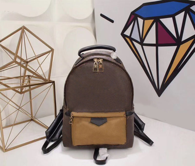 

M41560 The High Quality SPERONE BACKPACK Leather Women Travel Bags Women Backpacks Classic Flower Backpack Sport Bag 41562, Size:15x22x9cm