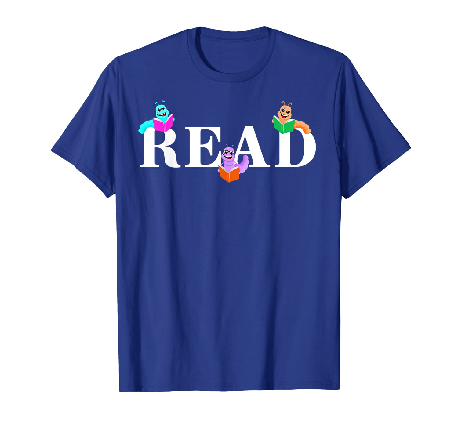 

teacher reading bookworms book read t-shirt, White;black