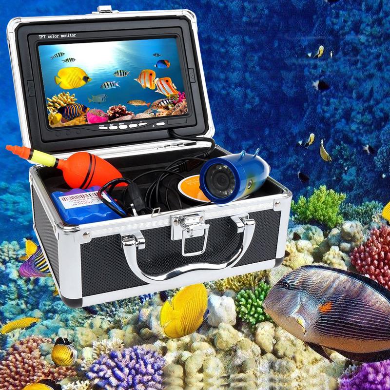 

Cameras 1000TVL HD Waterproof Professional 15m/30m/50m Cable Fish Finder Underwater Ice Fishing Camera 7" Color Monitor With DVR