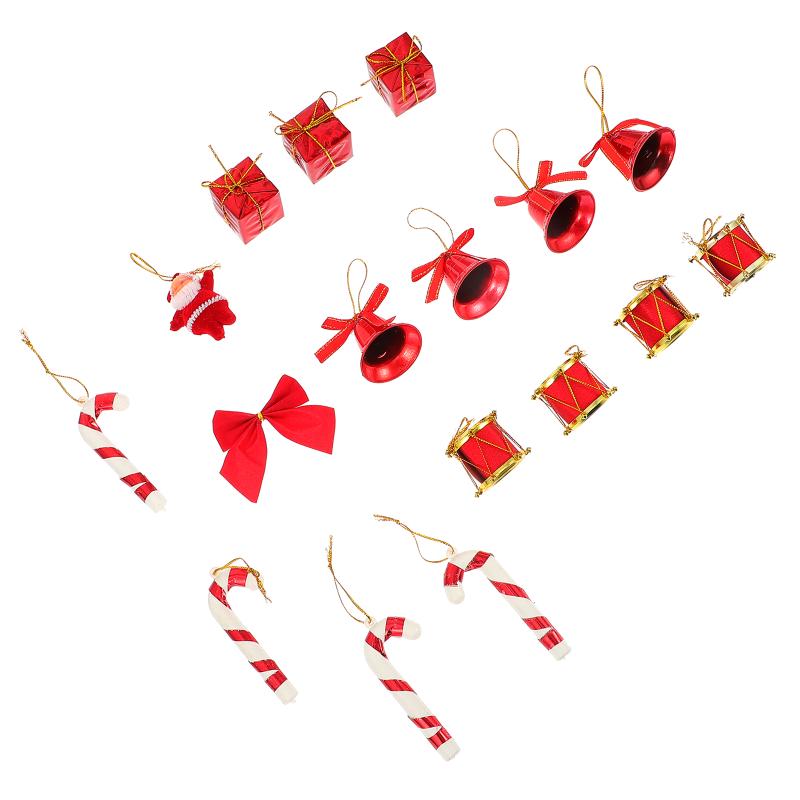 

Christmas Decorations 1 Box Ornament Xmas Tree Hanging Pendant Mini Decors