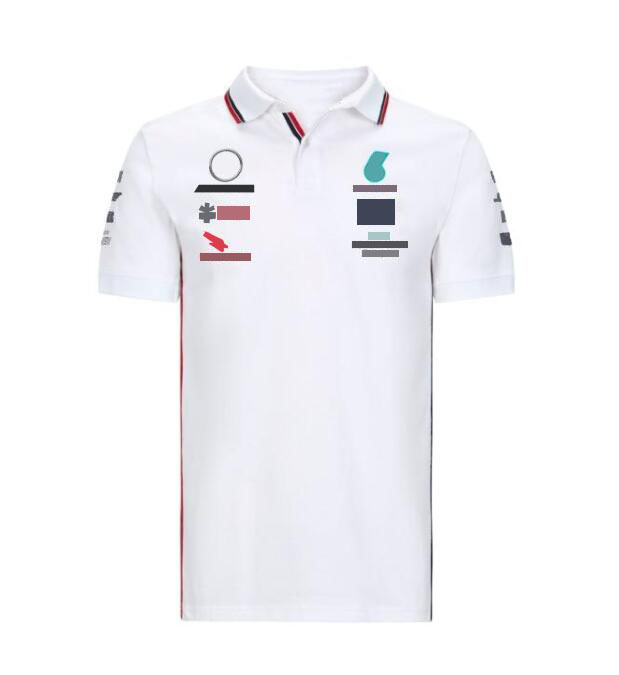 

2021 summer racing polo sweatshirt F1 casual lapel short sleeve Formula 1 fans can customize the same style