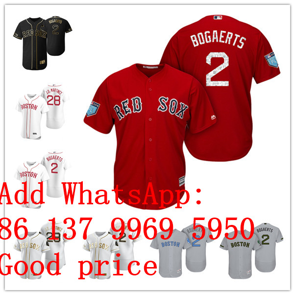 

Custom Boston Red Mens women youth Sox's 2 Xander Bogaerts 28 J.D. Martinez grey black blue Authentic Weekend 2020 Home Jersey, Gold