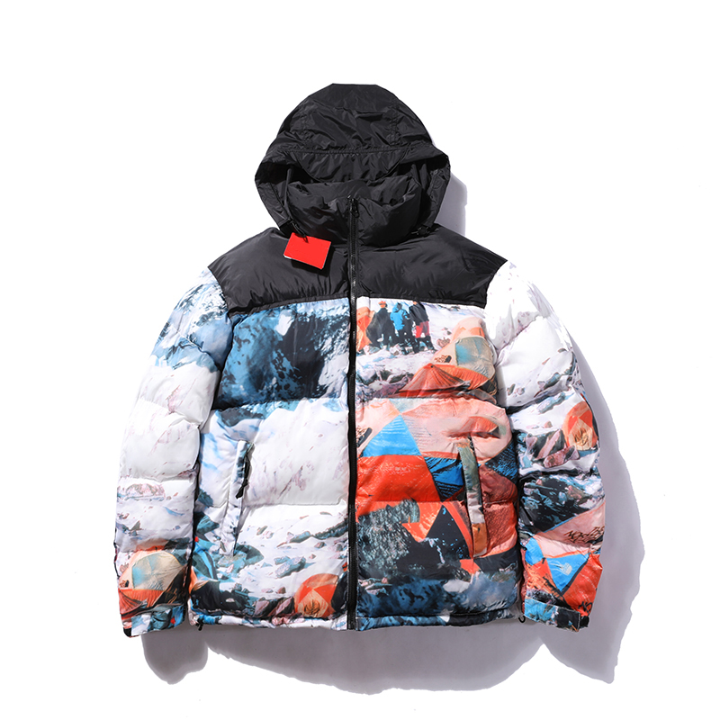 

2021 snow mountain second sign generation camp down new coat jacket men women Face jackets Everest winter thickened warm couple Mens Downs, L need look other product