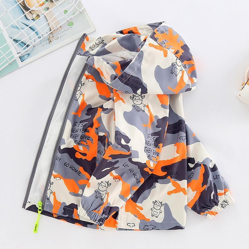 

Jackets Spring And Autumn Baby Kids Boys Hooded Long Sleeve Coats 0-9 Years Old Fashion Casual Children's Clothes For Boy, Blue;gray