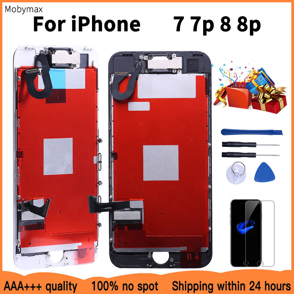 

full assembly for iphone 7 8 lcd completed with camera speaker for iphone 7 8 plus screen replacement display with 3d touch id