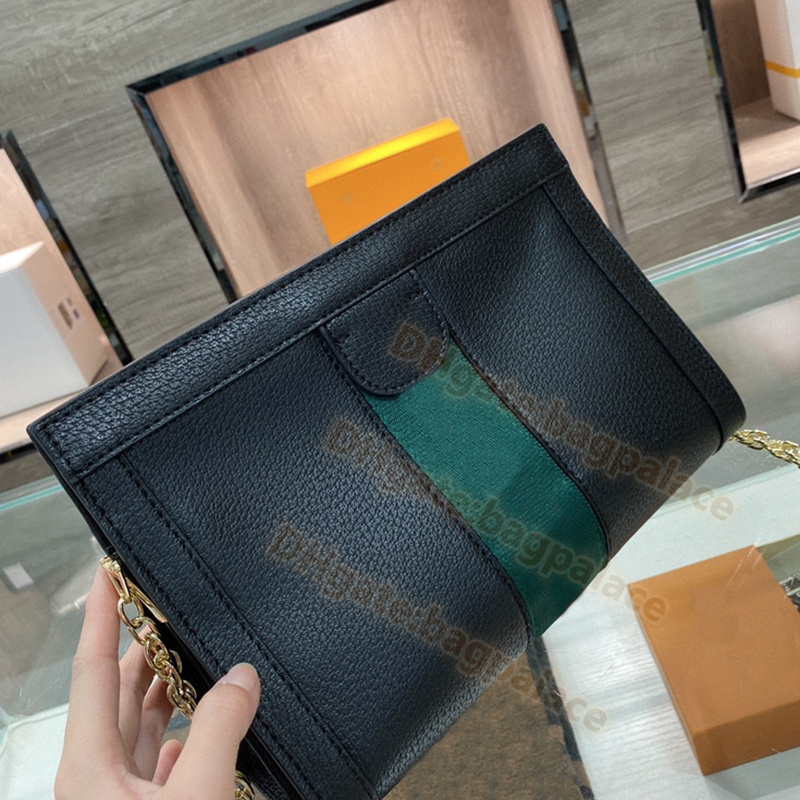 

Stunning Top Quality Black Chain Bags Shoulder Bag 2022 Luxurys Designers Handbag Women Totes Fashion Vintage Handbags Leather Crossbody Clutch Messenger Purse, No bags
