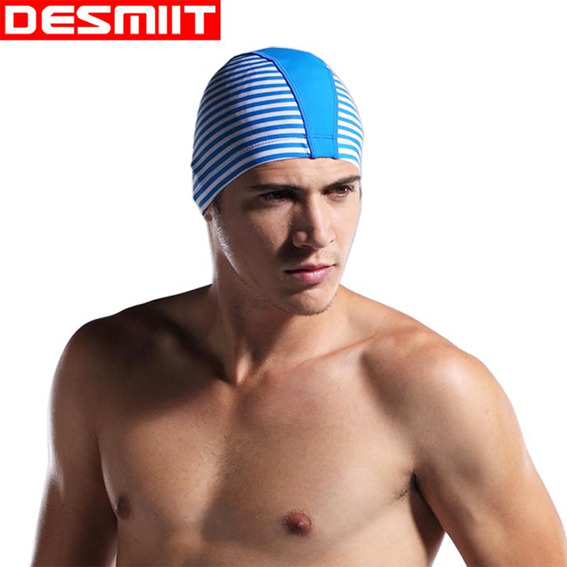 

Mens Brand Swimming Pool Caps Nylon High Quality Swim Male Female