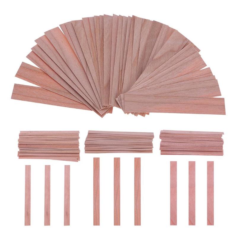 

Candles 50pcs Wood Wicks Core For Soy Or Palm Wax Candle Making Supplies DIY Pick