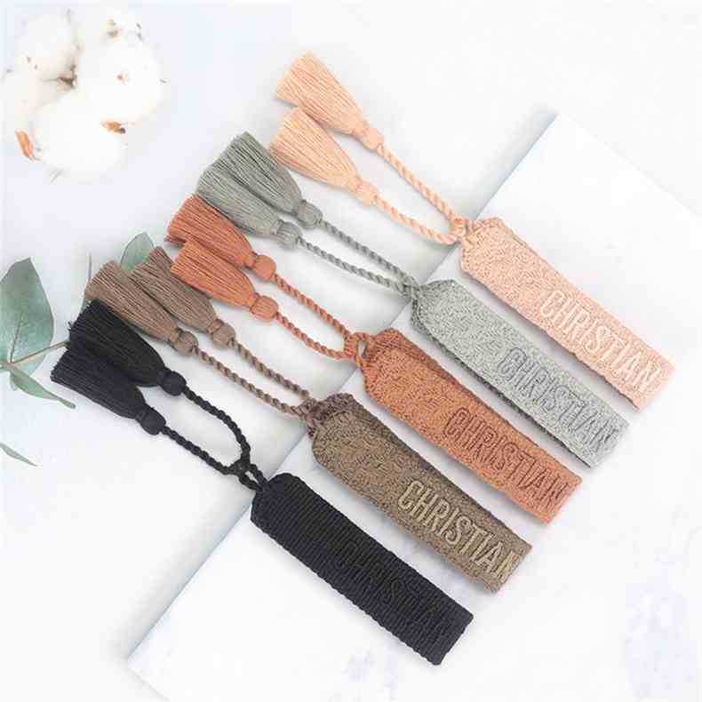 

Charm Bracelets Woven Friendship for Women Love Embroidery Tassel Couple Bracelet Summer Jewelry