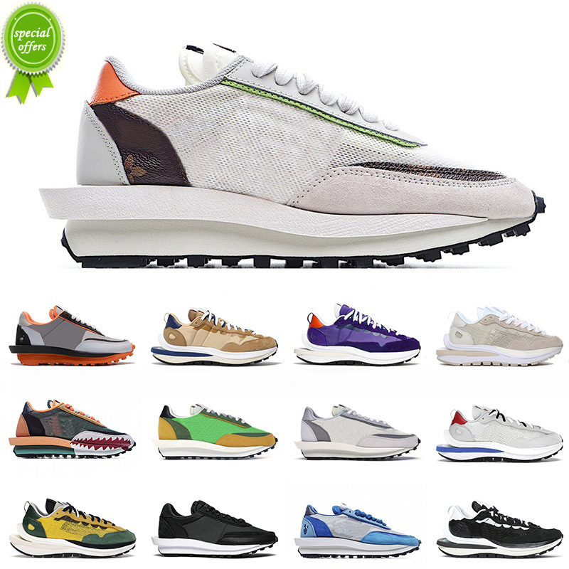 

36-45 Wholesale 2021 Top Quality Sacais X Waffle Men Women Running Shoes Blazer Sesame Blue Void Vaporwaffle Dark Iris Trainers Outdoor Sneakers, B27 36-40