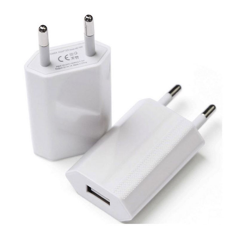 

Wall Charger EU 5V 1A 5W Portable USB Adapter For Mobile Phone