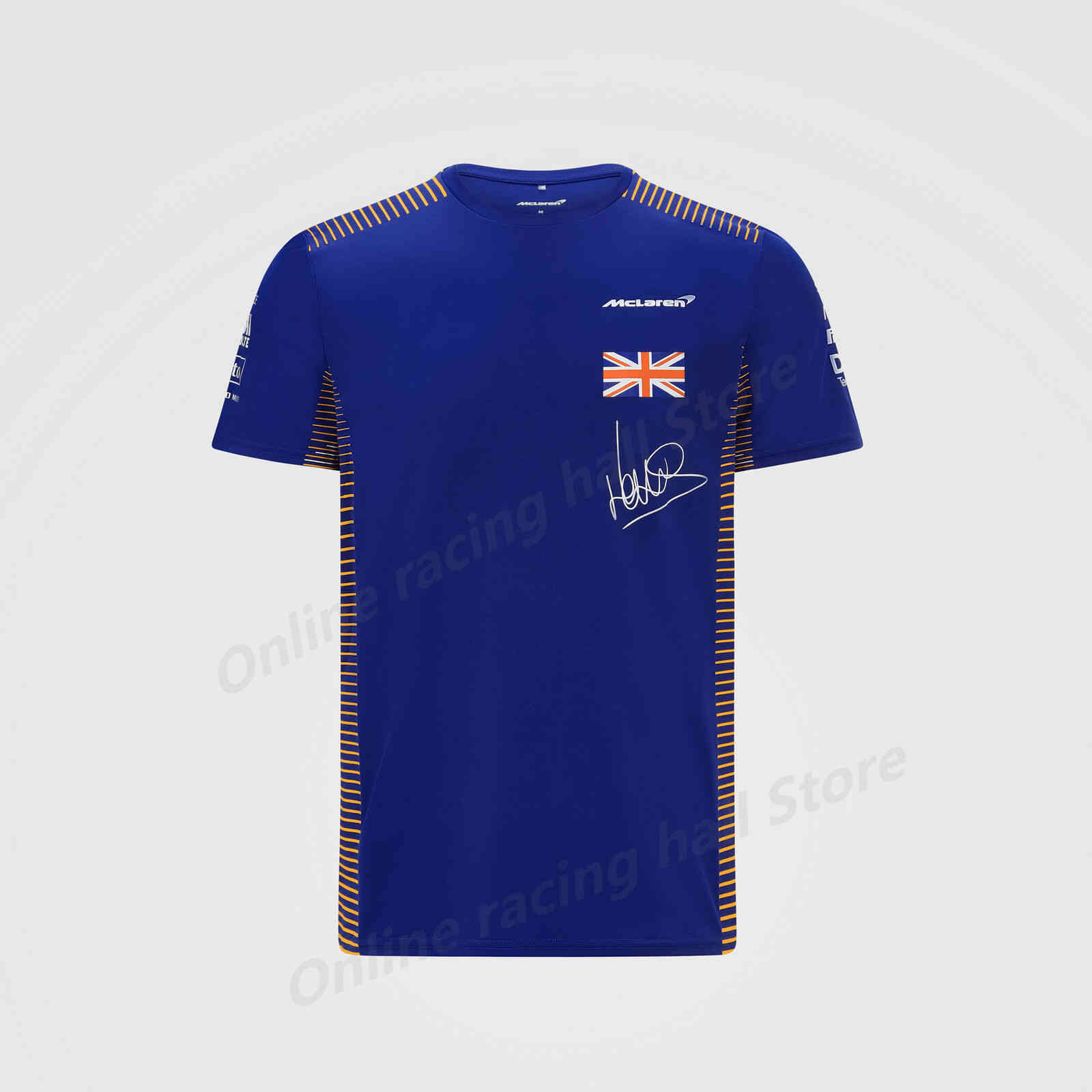 

Mclaren Team Norris Short-sleeved T-shirt 3dmoto Racing Rider Downhill Off-road Motorcycle Breathable