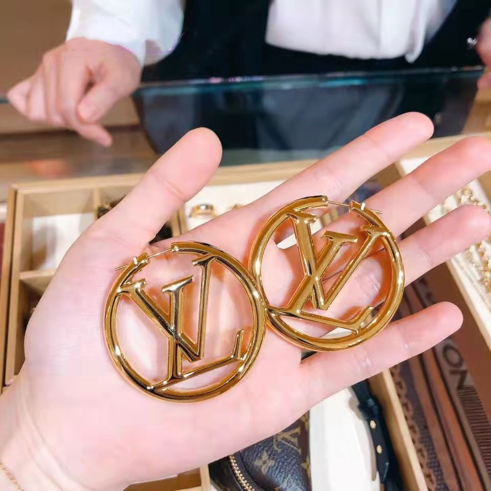 

2021 Luxury Designer Paris Jewelry Accessories Women Hoop Earrings Luxury 18k Gold Ear Studs Lady Nice Christmas Gift GGLVLouisVitton YSLVUTTON