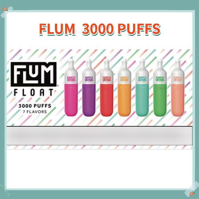 

2021 FLUME FLUM FLOAT Disposable E cigarettes 3000Puffs Vape Pen 650mAh Battery Device 8.0ml Pre-Filled Pods Cartridge Vaporizers Starter Ki