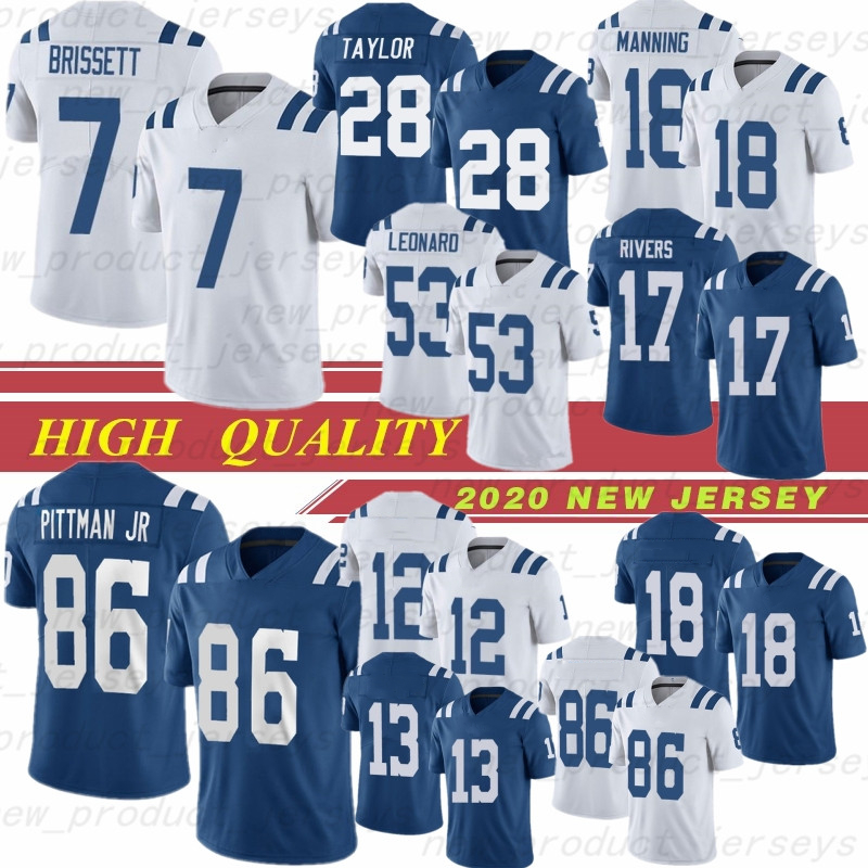 

Jacoby Brissett 2021 Andrew Luck fooball T.Y. Hilton JERSEY Michael Pittman Jr. Jonathan Taylor Darius Leonard Peyton Manning Philip Rivers, Xiaoma