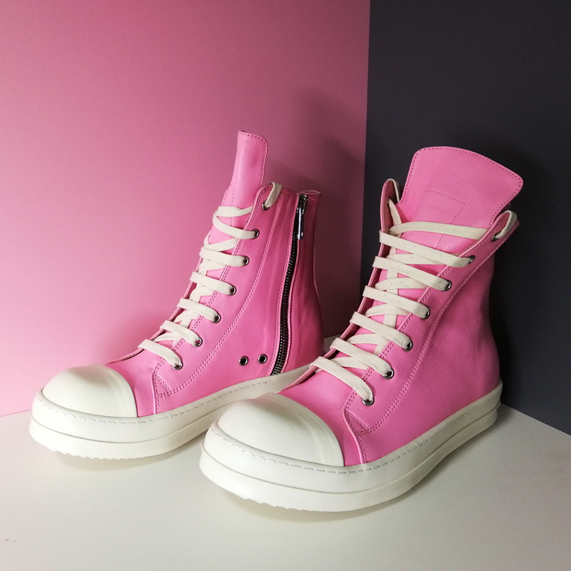 

Women's Leather Boots Pink Color Ankle Boots For Young Girls Fashion Ladies Booties 40# /10d50, Help