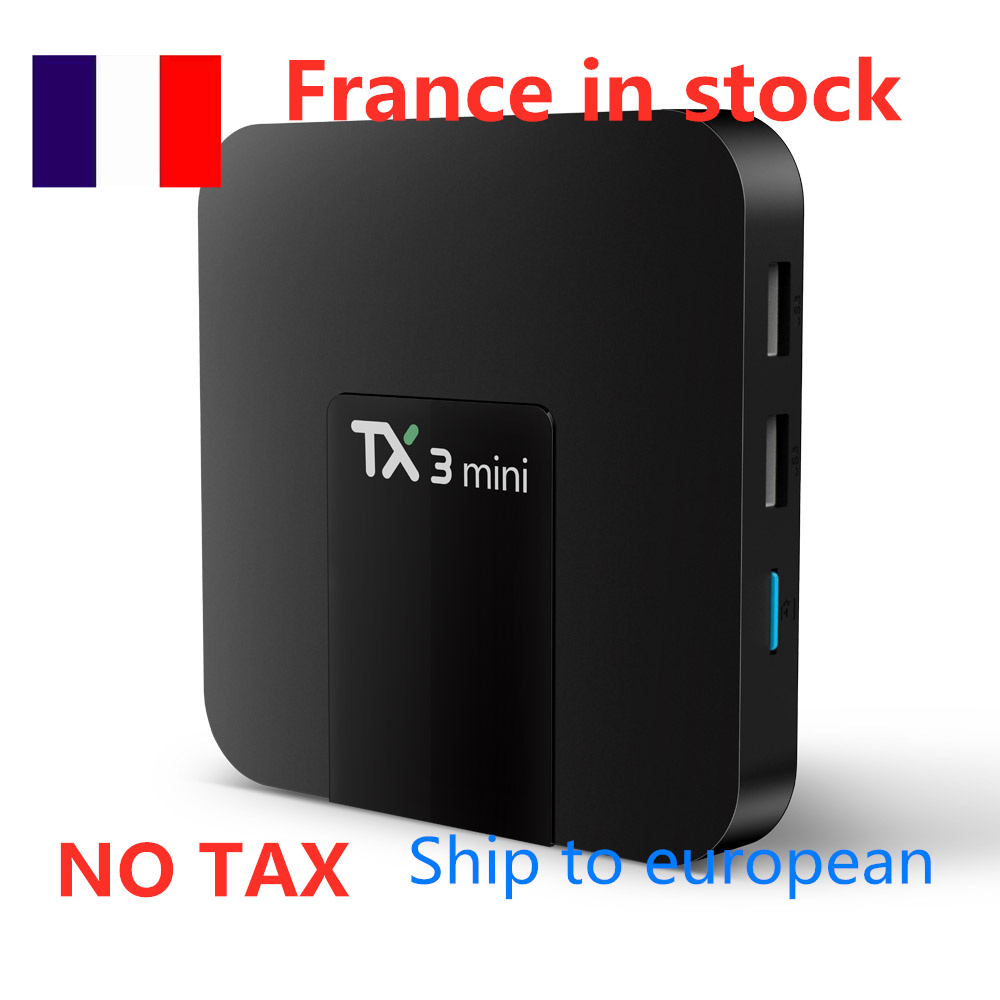 

Ship from france TX3 Mini A TV BOX Android 8.1 2GB Ram 16GB Rom Amlogic S905W 4K H.265