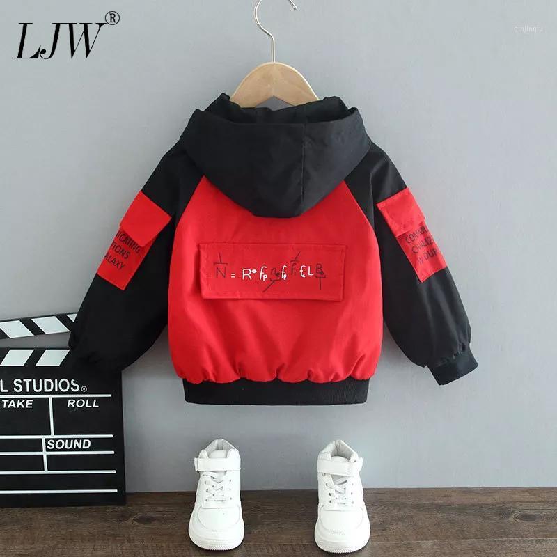 

Jackets 2021 Boys' Jacket Spring And Autumn Letters Hooded Middle-aged Children's Thin Windbreaker Korean Clothing, Blue;gray