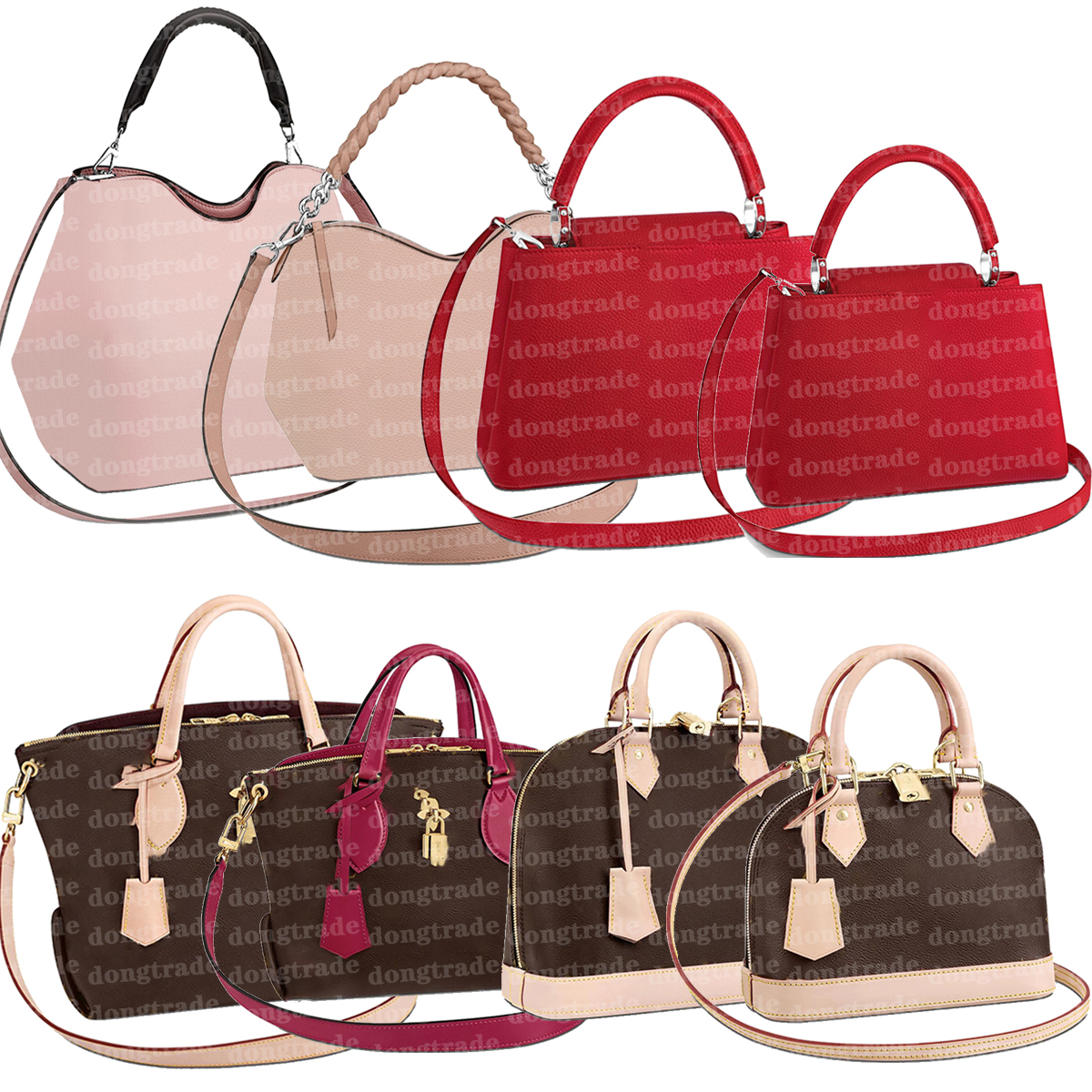 

Handbag Shoulder Women Luxurys Designer Bags Crossbody Bag Handbags Backpack Tote Red Black Pink Pochette Accessories Dongtrade, Leave message for what you want