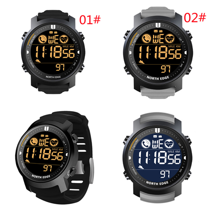 

2021 Male Outdoor Sports Smart Metal Watch Heart Rate Waterproof Swimming Bluetooth Watches Calorie Consumption Tactical watchs