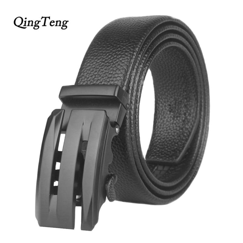 

Designer Mens Belts Genuine Leather Strap Black Letter S Automatic Buckle Male Waistband Jeans Men Belt Luxury Cinture Uomo, Black;brown