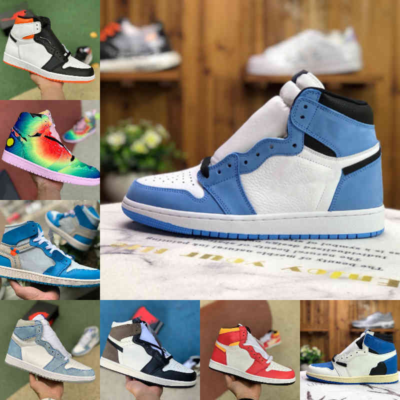 

2021 Men Women 1 1s Basketball Shoes Electro Orange UNIVERSITY BLUE Candy Balvin Hyper Royal Banned Bio Hack UNC Patent DARK MOCHA Chicago Designer Trainers Sneakers, Shadow 2.0