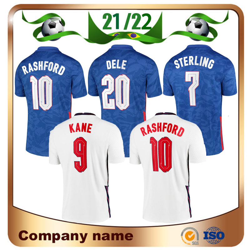 

E NGLAND soccer jersey 21/22 KANE STERLING RASHFORD SANCHO HENDERSON BARKLEY MAGUIRE 20/22 national football shirts men kids kit sets uniforms, Black;yellow