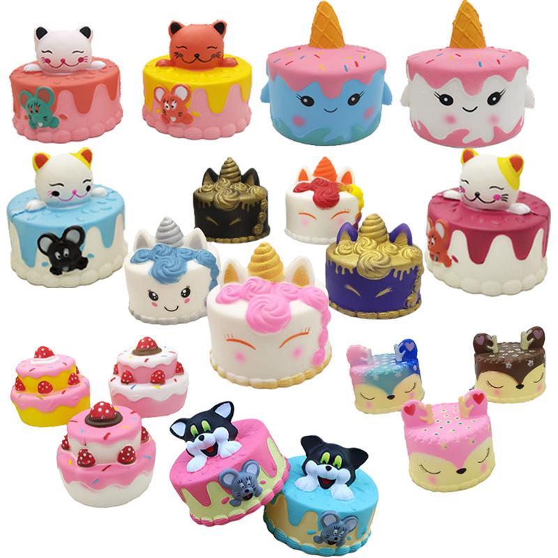 

Jumbo Squishy Kawaii Cake Deer Animal Panda Squishies Slow Rising Stress Relief Squeeze Toys for Kids