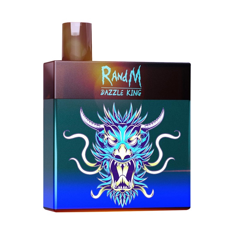 

Original RandM disposable vape 3000 puffs E Cigarette Vapes Electronic Cigarettes illegal 6% 8.0ml Pod LGB Light 12 Colors Dazzle King