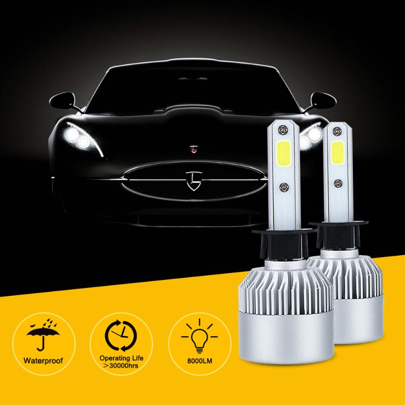 

Car Headlights 2PCS S2 LED Lights Bulbs 12V 36W 8000LM H4 H7 H11 H13 H1 H3 880/881 9004 9007 9005 9006 6000k Automotivo
