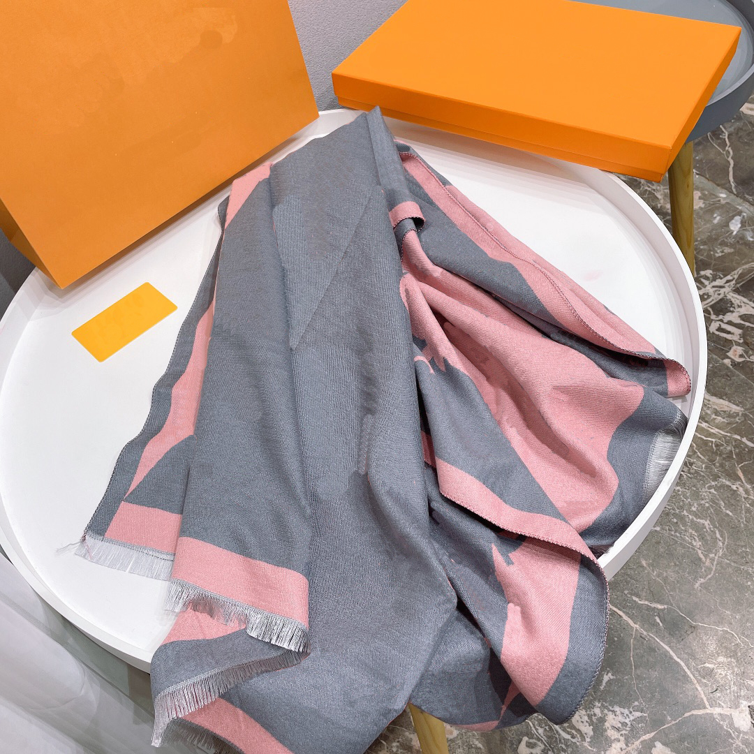

Women's scarf Headband fashion with classic letter shawl men's long scarfs high quality shawls 4 colors 180*70cm