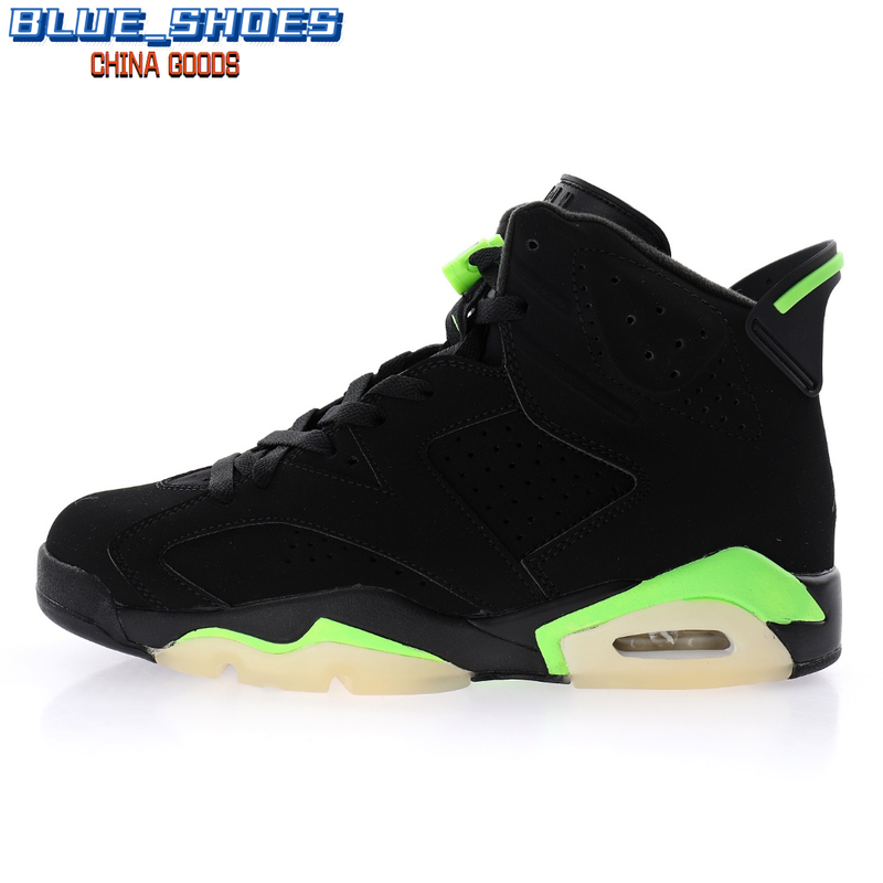 

2021 Jumpman 6 6s Retro Electric Green Basketball Shoes Men Classic Black-Green Sneakers Mens Trainers Size 40-45 CT8529 003, Customize