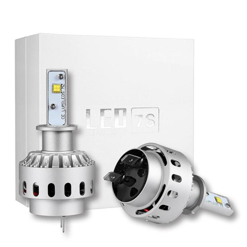 

Car Headlights 2PCS 7S H4 H7 Led Headlight Automobiles Bulb XHP-50 40W 8000LM H1 H11 9005 9006 Styling 6500k DC12-24V