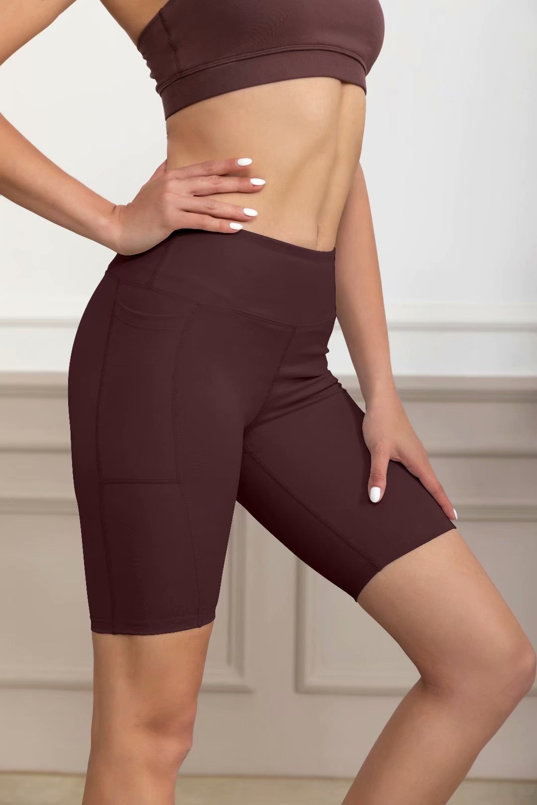 Number L3011#76 Light board exercise, tight fitness, women yoga 5 '7 points shorts, trousers latest clothing 20, 21, 22 quality products-image-669557213