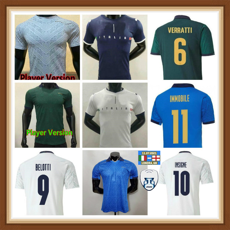 

2021 2022 Player version INSIGNE Soccer Jersey home BARELLA SENSI italia Away White Third CHIELLINI BELOTTI BERNARDESCHI FOOTBALL SHIRTS, Wine red